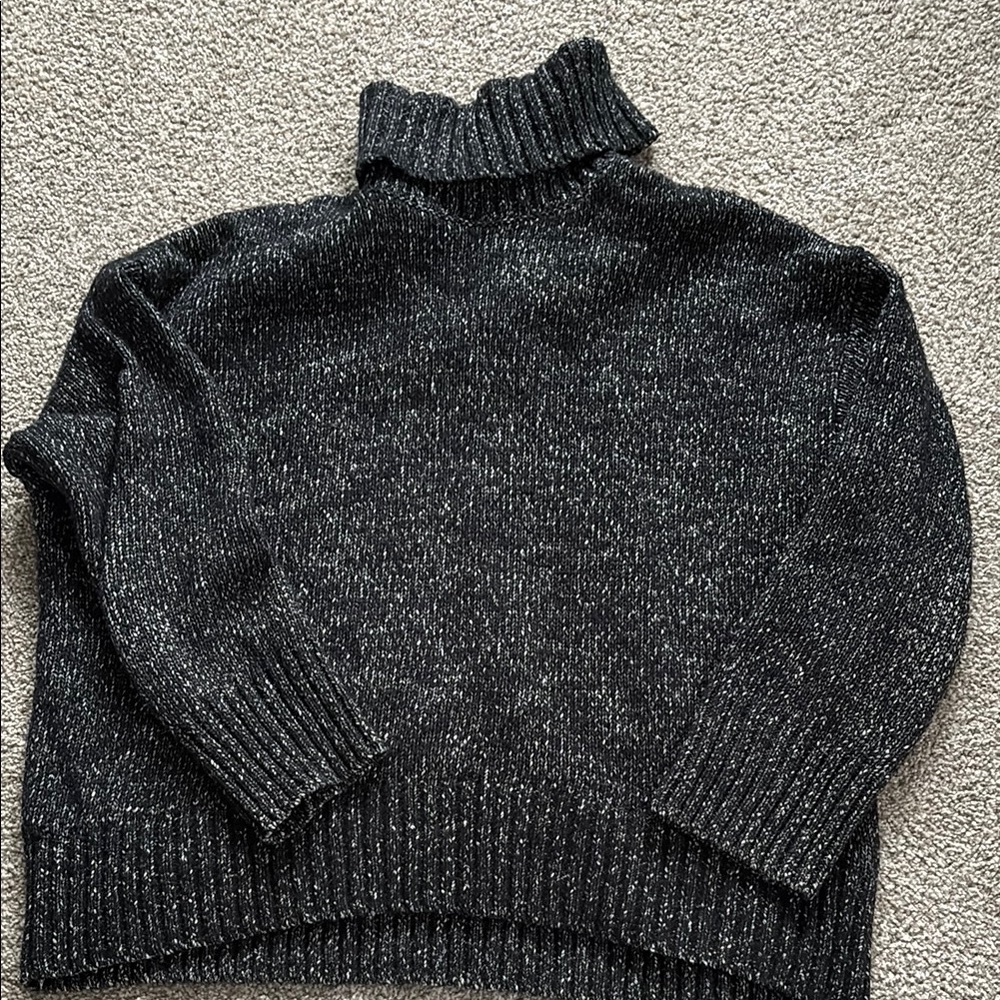 Cozy Black H&M Turtleneck Sweater